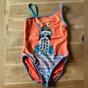 Little Marc Jacobs Girls One Piece Swimsuit - Size 12 GIRL